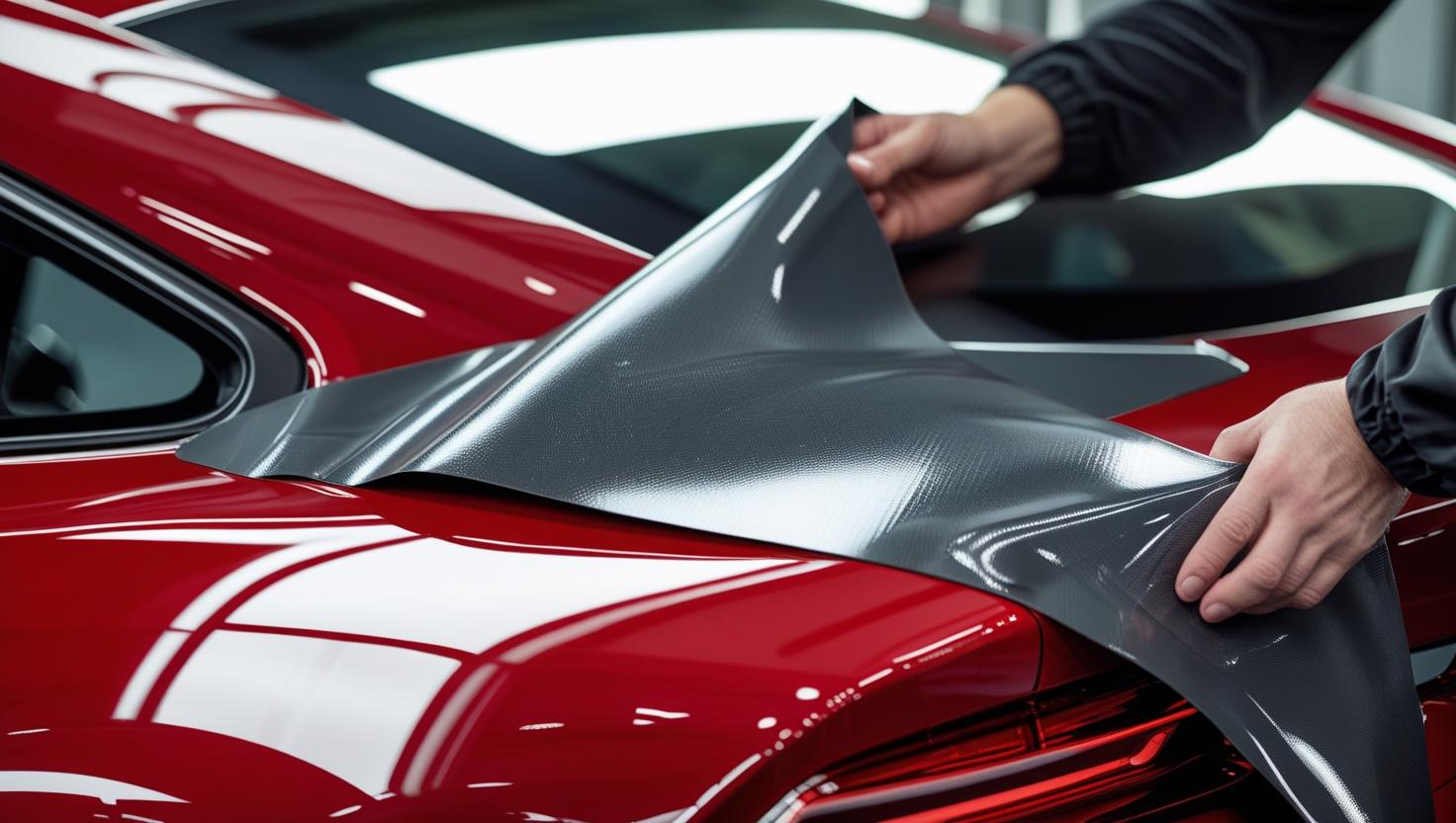 pose de covering sur une voiture (2)