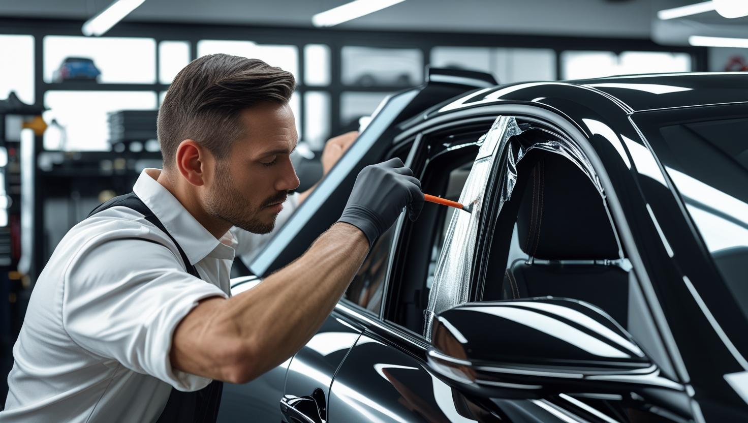 pose de vitre teintées sur voiture (3)