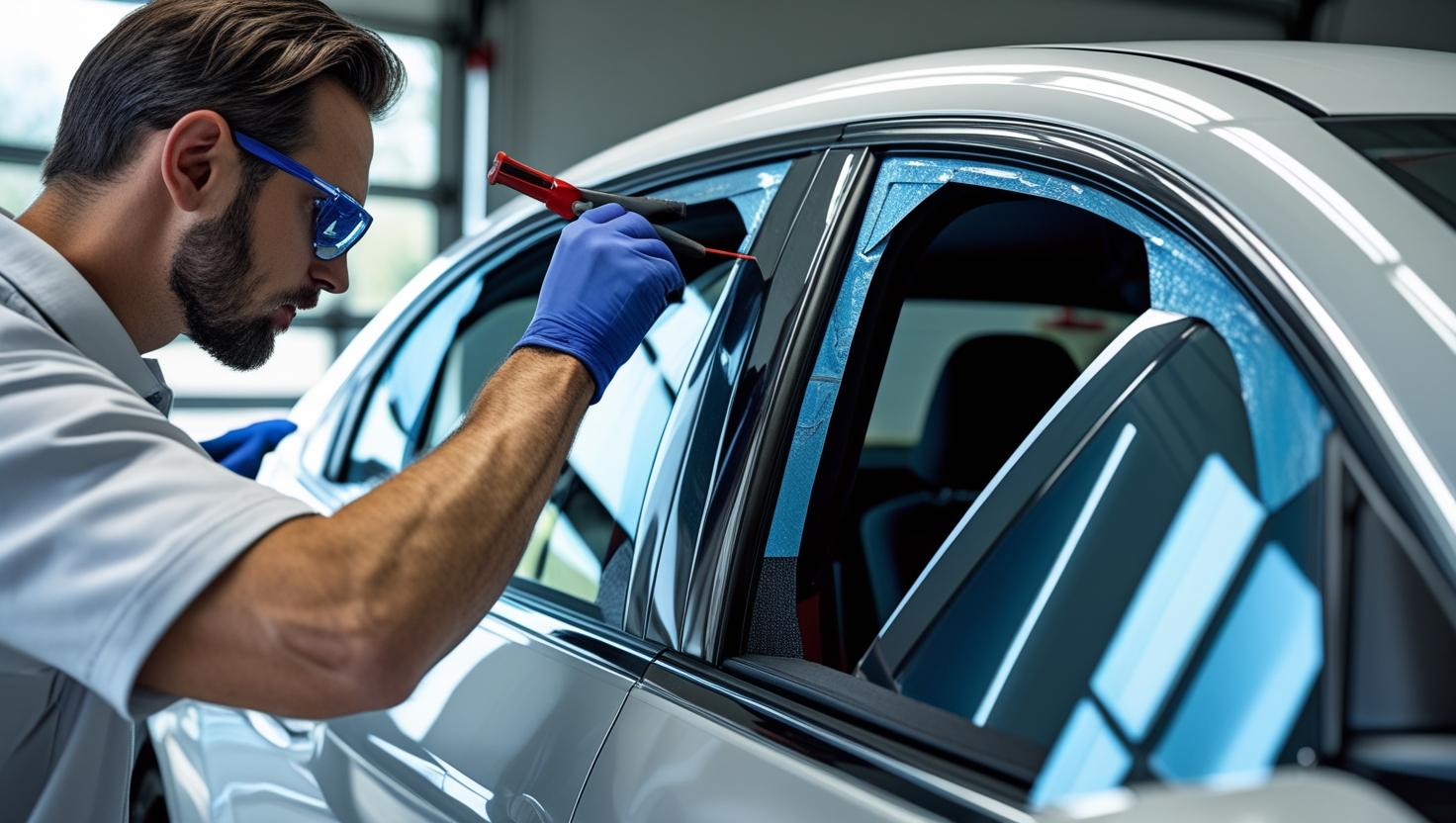 pose de vitre teintées sur voiture (4)