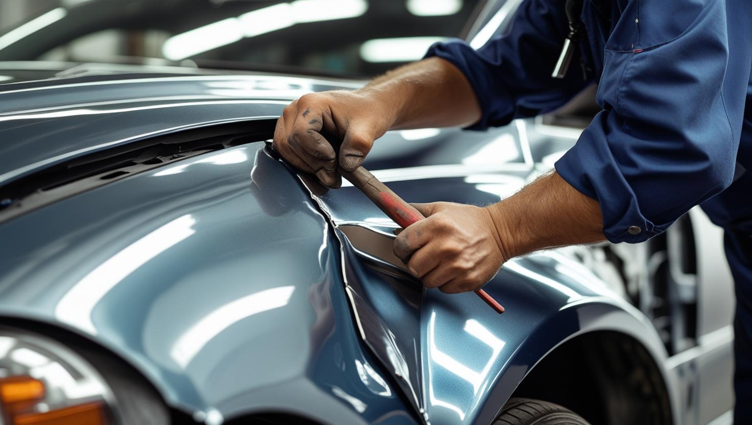 réparation de carrosserie d'une voiture (2)