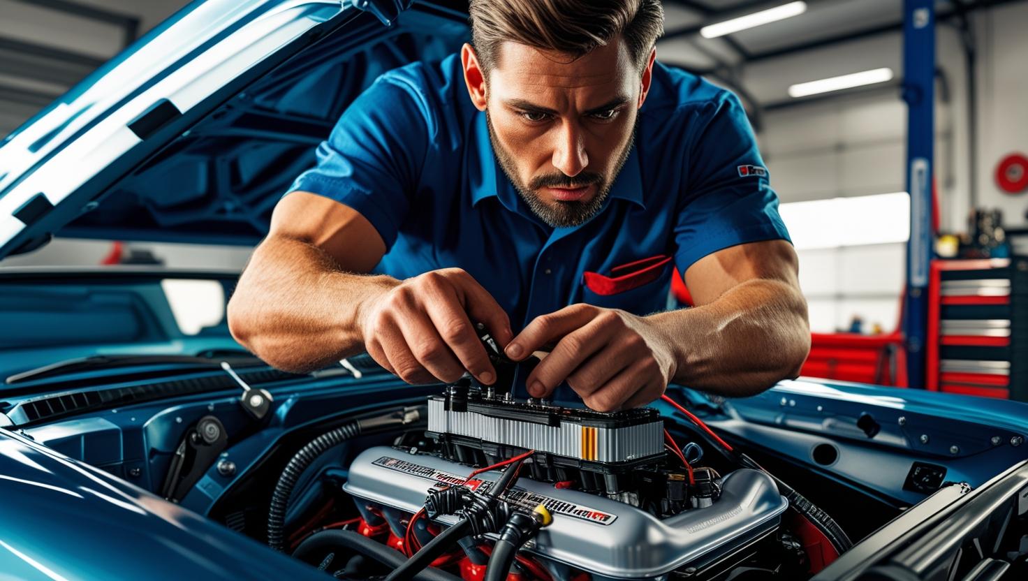 reprogrammation moteur sur une voiture (2)